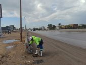 "نوة المكنسة".. هطول أمطار متوسطة غرب الإسكندرية.. صور