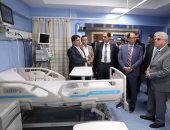 وزير التعليم العالى يفتتح المرحلة الثانية من تطوير مستشفى بدر الجامعى