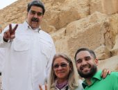 رئيس فنزويلا ينشر صورة من زيارته للأهرامات: نشعر بإعجاب عميق بمصر وشعبها