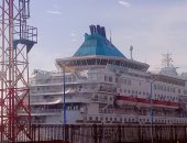 وصول السفينة CElESTYAl CRYSTAl إلى ميناء بورسعيد وعلى متنها 800 سائح