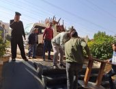 رفع 230 حالة إشغال وغلق محال مخالفة فى حملة مكبرة بحدائق الأهرام.. صور