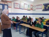 كليات جامعة حلوان تنظم برنامجا بيئيا توعويا حول التغيرات المناخية.. صور