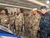 وزير الدفاع يتفقد مقر القيادة الاستراتيجية للقوات المسلحة المصرية