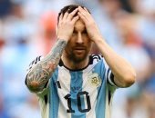 حسرة وذهول على وجه ميسى ونجوم الأرجنتين بعد السقوط ضد السعودية