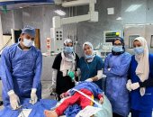 فريق جراحي بمستشفى بنها الجامعي ينقذ حياة طفل إثر ابتلاعه حبة فول سوداني