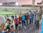 رئيس المقاولون العرب يحفز اللاعبين قبل مواجهة الأهلي في كأس مصر