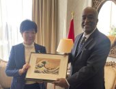 سفير مصر فى اليابان يستقبل محافظ طوكيو عقب عودتها من زيارة مصر