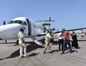 اليمن: هبوط أول رحلة جوية فى مطار المخا بتعز