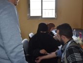 جامعة مدينة السادات تنظم قافلة طبية فى قرية "مشيرف" ضمن مبادرة حياة كريمة