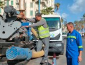 122 سيارة و30 معدة وبدالة تتمركز بالمناطق الساخة بالإسكندرية استعدادا للإمطار..صور