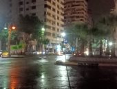 أمطار غزيرة تضرب الإسكندرية.. وشركة الصرف ترفع درجة الطوارئ.. صور وفيديو