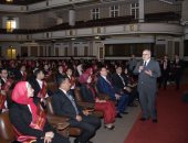 الخشت يلتقى طلاب أسرة من أجل مصر بكليات الجامعة 