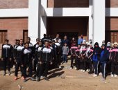45 طالبا وطالبة بكلية التربية الرياضية بسوهاج يتفقدون مشروعات "البربا" بجرجا