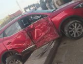 إصابة 2 في حادث تصادم سيارة نقل بأخرى ملاكي بالغربية