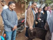 جامعة مدينة السادات تنظم قافلة بيطرية وزراعية مجانية فى قرية "فيشا الكبرى"