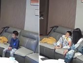 ما عملش الواجب.. زوجان يعاقبان ابنهما بالسهر للخامسة صباحا أمام التليفزيون "فيديو"