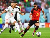 بلجيكا الأفضل هجوميًا أمام المغرب بعد مرور 15 دقيقة في كأس العالم 2022 