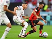 تبادل هجومى بين المغرب وبلجيكا بعد مرور 30 دقيقة فى كأس العالم 2022 