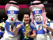 كأس العالم 2022.. جماهير اليابان تزين المدرجات بالأزرق قبل مواجهة كوستاريكا