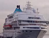 وصول السفينة CElESTYAl CRYSTAl إلى ميناء بورسعيد السياحى وعلى متنها 660 سائحا