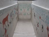 شاهد تابوت زوجة الملك منتوحتب الثانى مؤسس الدولة الوسطى بالمتحف المصرى 