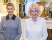 سيدة أوكرانيا الأولى تلتقى الملكة كاميلا وتشكو سوء وضع الأطفال جراء الحرب الروسية  