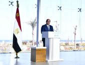 الرئيس السيسى يتفقد استاد شربين وبرنامج كابيتانو مصر خلال افتتاح المنصورة الجديدة