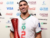 أشرف حكيمى رجل مباراة المغرب وكندا فى كأس العالم 2022