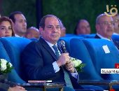 الرئيس السيسي للمصريين: "محدش هيقدر يعمل أكتر من اللى احنا بنعمله"