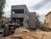 حياة كريمة بالأقصر.. استمرار العمل في إنشاء لوحة توزيع كهرباء النمسا بإسنا.. صور