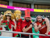 المغرب ضد البرتغال.. جماهير أسود الأطلس تزين المدرجات قبل ربع نهائى المونديال
