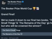 فوز كازو إيشيجورو فى نهائى كأس العالم لجائزة البوكر للرواية