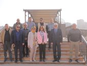 محافظ دمياط ورئيس مركزية البترول يتابعان مشروع تأهيل كوبرى دمياط التاريخى
