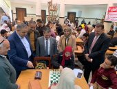 رئيس جامعة كفر الشيخ يفتتح بطولة الجامعة للشطرنج.. صور