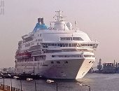 وصول السفينة السياحية Celestyal Crystal ميناء بورسعيد السياحى وعلى متنها 600 سائح