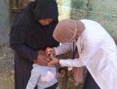استمرار حملة التطعيم ضد شلل الأطفال فى يومها الثانى بمحافظة أسوان