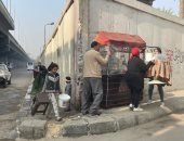 إزالة إشغالات المحال والباعة الجائلين فى حملة ببولاق