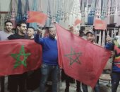جماهير الإسكندرية تحتشد بالأعلام لتشجيع منتخب المغرب أمام فرنسا الليلة.. صور