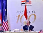 الرئيس السيسى من واشنطن: نهدف لصون أمننا المائى بإبرام اتفاق ملزم بشأن سد النهضة