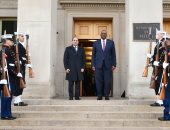 الرئيس السيسى يلتقى وزير الدفاع الأمريكى بمقر البنتاجون 