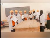 طلاب مدرسة الفرافرة الصناعية يشاركون أعمال صيانة كهرباء مجموعة من المدارس