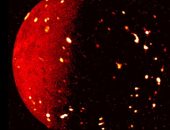 مركبة الفضاء جونو التابعة لناسا تلتقط صورة مذهلة لقمر المشتري آيو