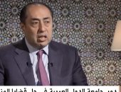 السفير حسام زكى للقاهرة الإخبارية: المجتمع العربى يريد أن ينهض ويرتقى ويتطور