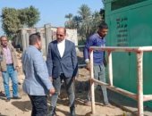 إزالة 40 حالة إشغال طريق بشوارع مدينة الفشن فى بنى سويف