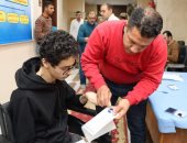 توقيع الكشف الطبي على الطلاب ذوى الهمم بجامعة المنوفية لإنهاء المواقف التجنيدية لهم