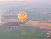 تحليق 30 رحلة بالون طائر فجرا وإلغاء باقى الرحلات لضعف الرؤية بسماء الأقصر