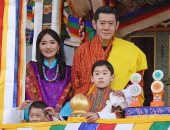 العائلة المالكة فى بوتان تخطف الأضواء خلال احتفالات العيد الوطنى.. صور