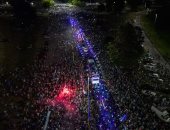 صور جوية ترصد الآلاف فى استقبال أسطورى لمنتخب الأرجنتين بعد فوزه بكأس العالم