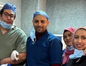 فريق جراحى ببنها الجامعى ينقذ حياة طفل ابتلع جزءا من سلسلة معدنية