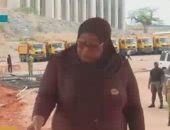 رئيسة تنزانيا سامية حسن تعطى إشارة بدء ملء سد جوليوس نيريرى